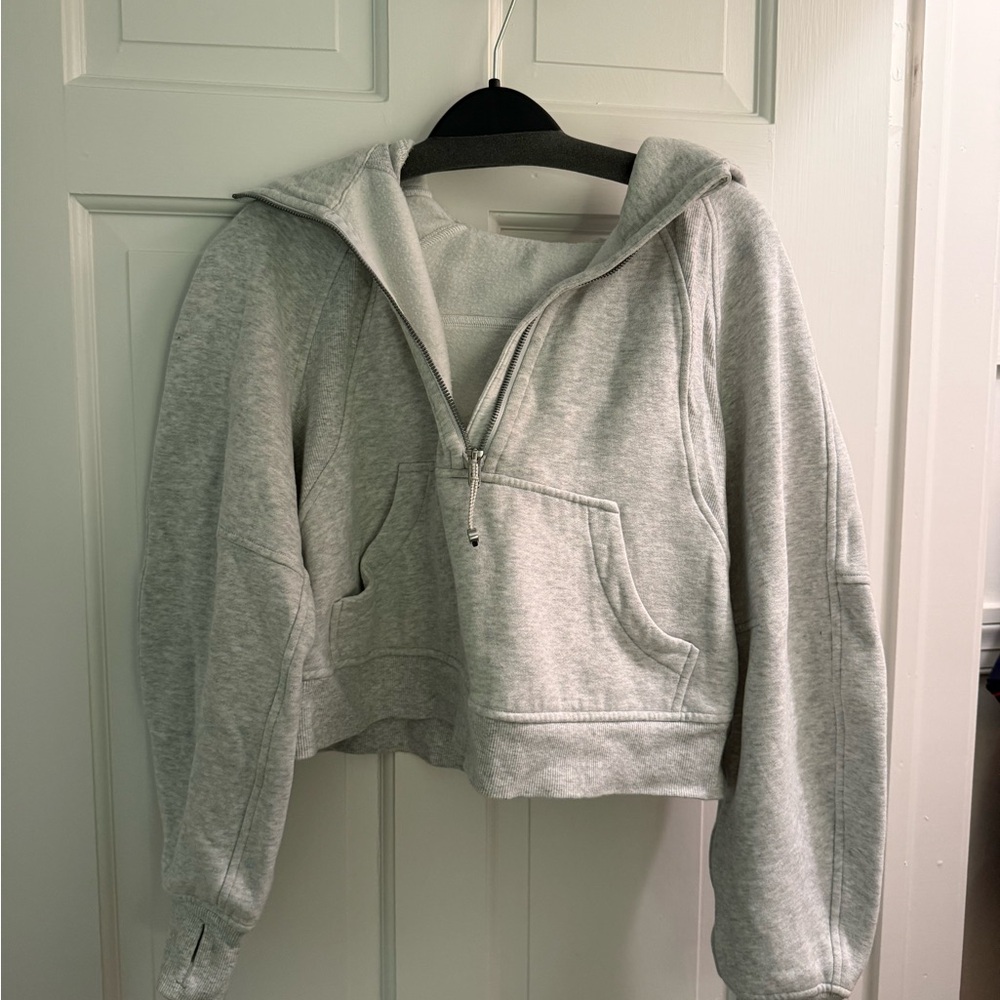 lululemon athletica Gray Zip-up scuba